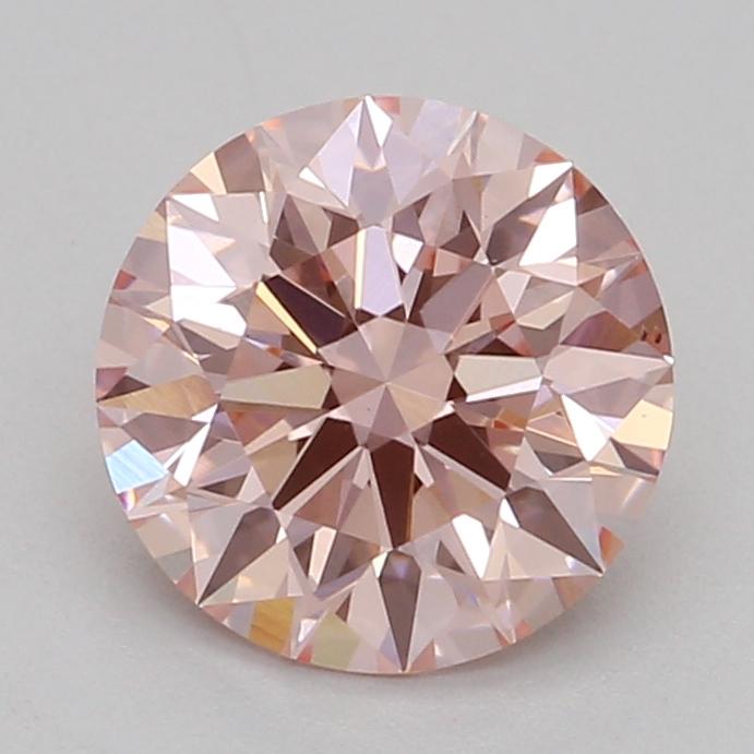 0.86 Ct. Fancy Pink Round Lab Grown Diamond