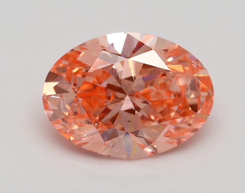 1.50 Ct. Fancy Vivid Pink Oval Lab Grown Diamond