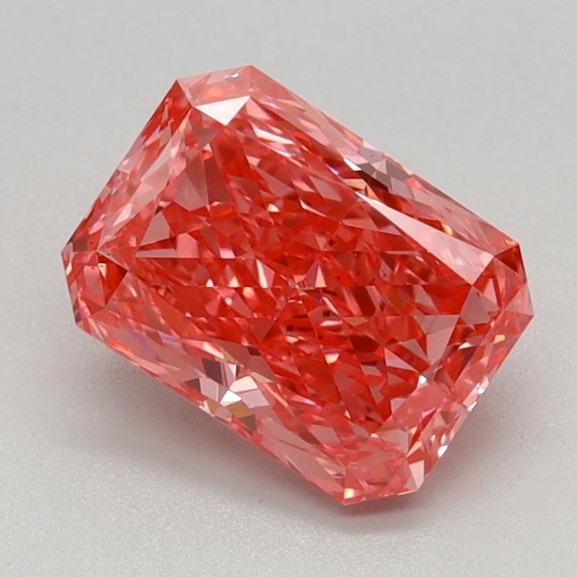 1.24 Ct. Fancy Vivid Pink Radiant Lab Grown Diamond