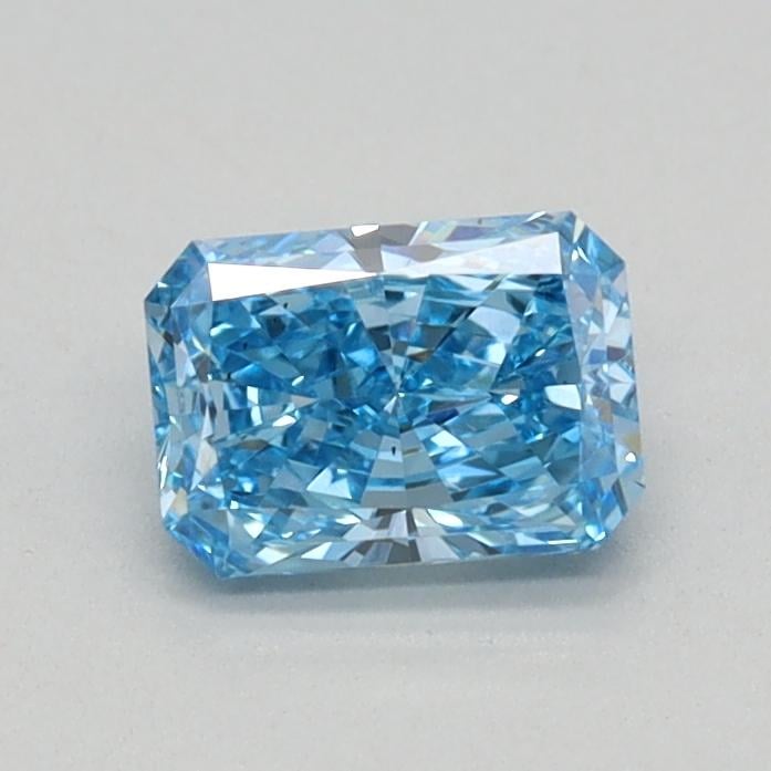 0.41 Ct. Fancy Vivid Blue Radiant Lab Grown Diamond