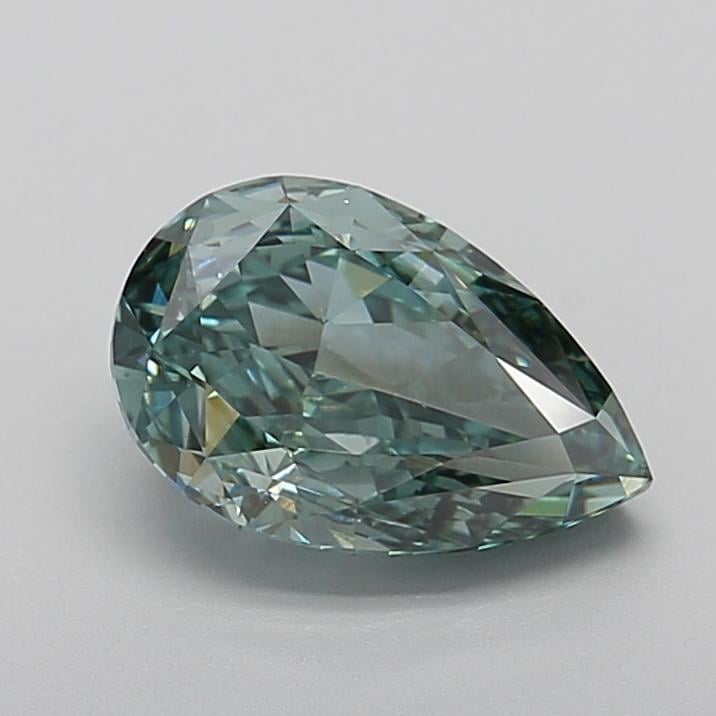 2.25 Ct. Fancy Vivid Green Pear Lab Grown Diamond