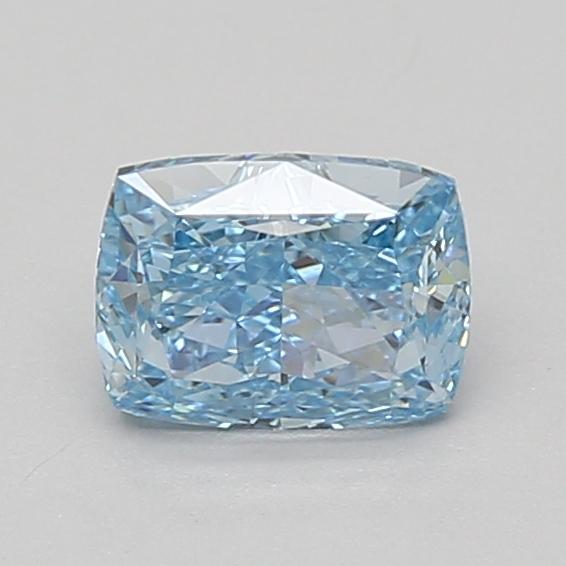 1.00 Ct. Fancy Vivid Blue Cushion Lab Grown Diamond