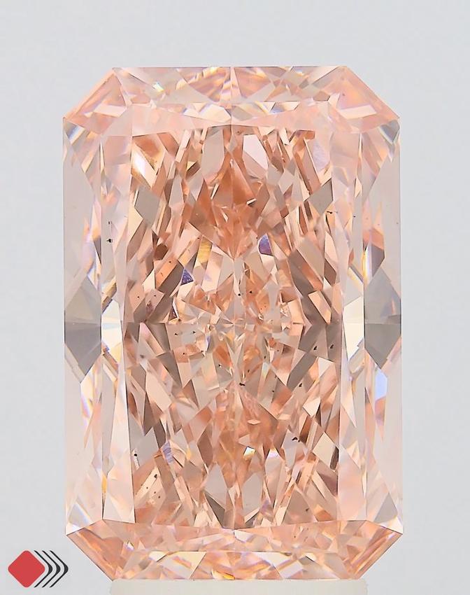 5.03 Ct. Fancy Vivid Pink Radiant Lab Grown Diamond