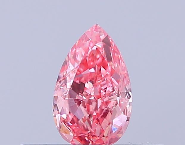 0.30 Ct. Fancy Vivid Pink Pear Lab Grown Diamond