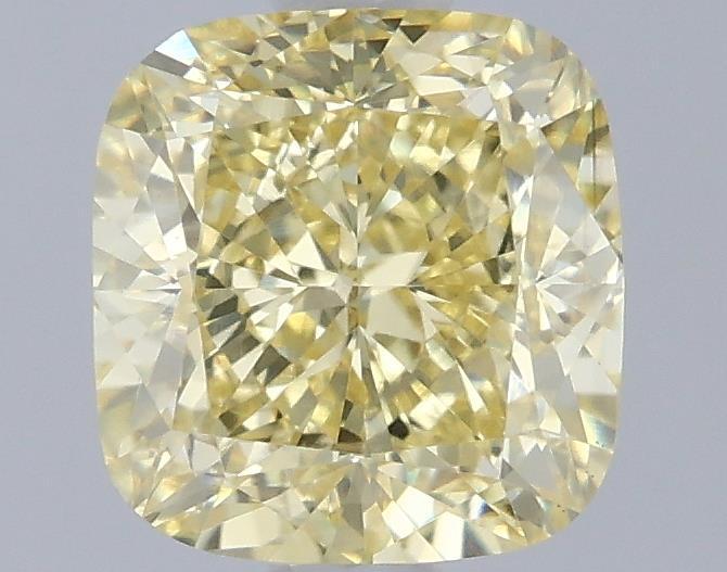 1.58 Ct. Fancy Intense Yellow Cushion Lab Grown Diamond