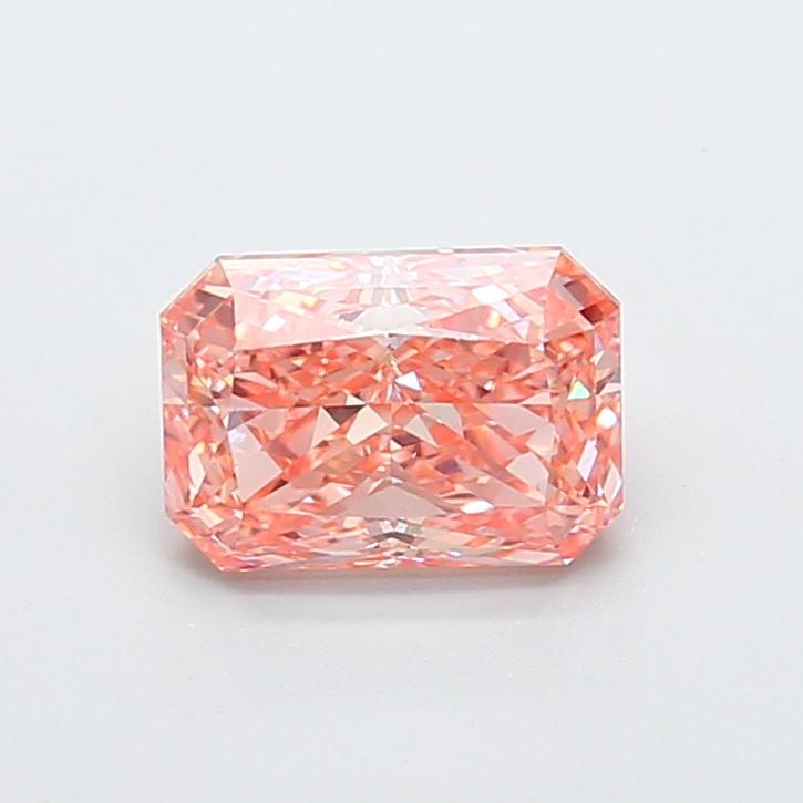 2.04 Ct. Fancy Vivid  Pink Radiant Lab Grown Diamond