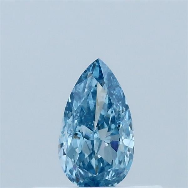 0.34 Ct. Fancy Vivid  Blue Pear Lab Grown Diamond