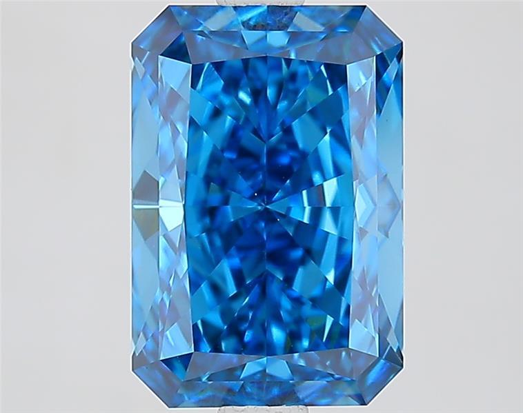 2.43 Ct. Fancy Vivid  Blue Radiant Lab Grown Diamond