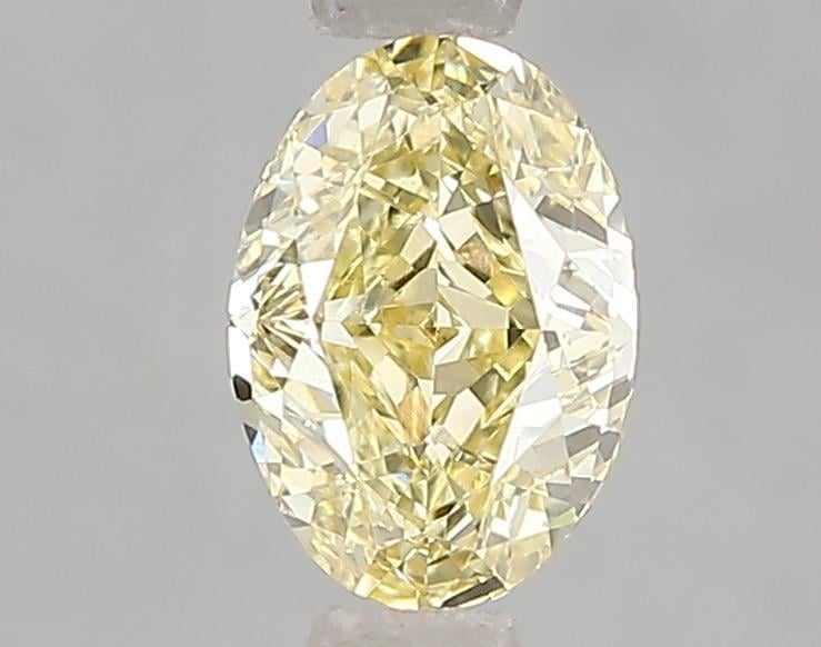 1.02 Ct. Fancy Intense Yellow Oval Lab Grown Diamond