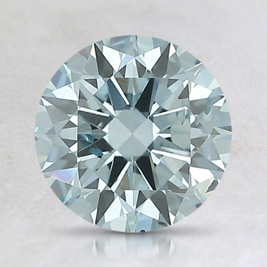 1.63 Ct. Fancy Blue Round Lab Created Diamond