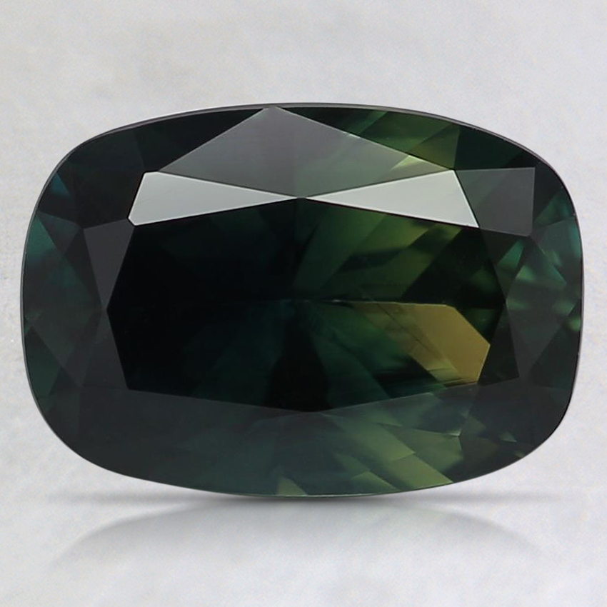 9.4x6.6mm Unheated Teal Cushion Australian Sapphire