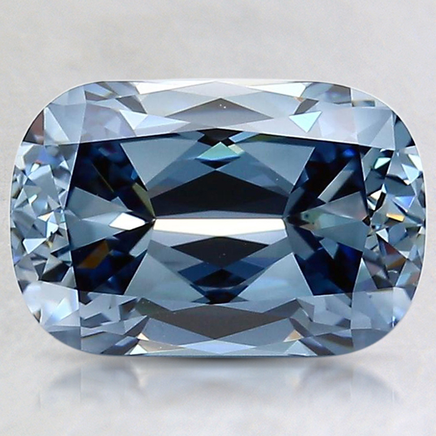 2.32 Ct. Fancy Deep Blue Cushion Lab Created Diamond