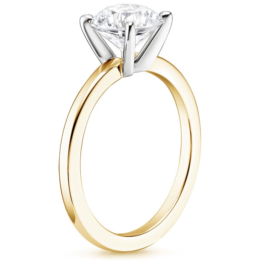 18K Yellow Gold Petite Quattro Ring, large side view