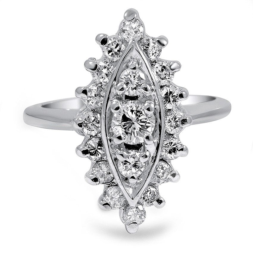 Retro Diamond Vintage Ring