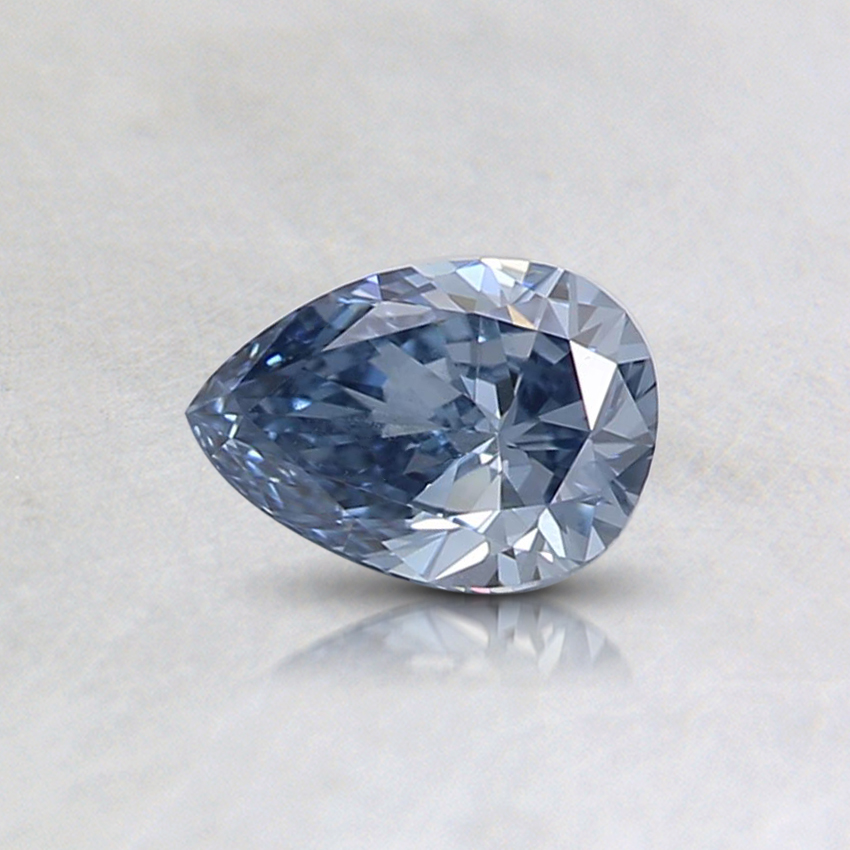 0.31 Ct. Fancy Intense Blue Pear Lab Grown Diamond