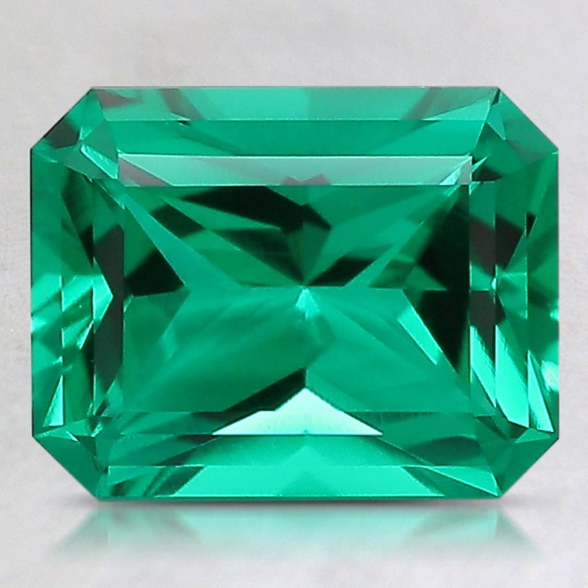 9.1x7.1mm Radiant Lab Grown Emerald