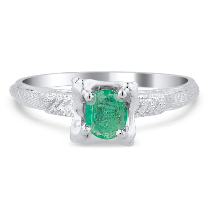 Retro Emerald Vintage Ring