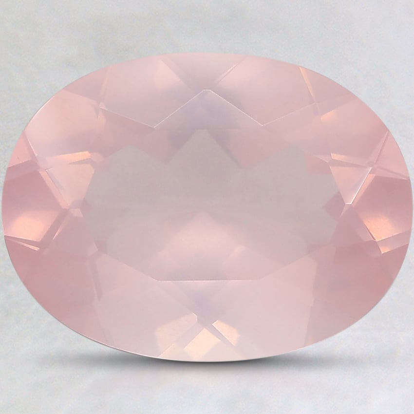 16x12mm Pink Oval Rose Quartz
