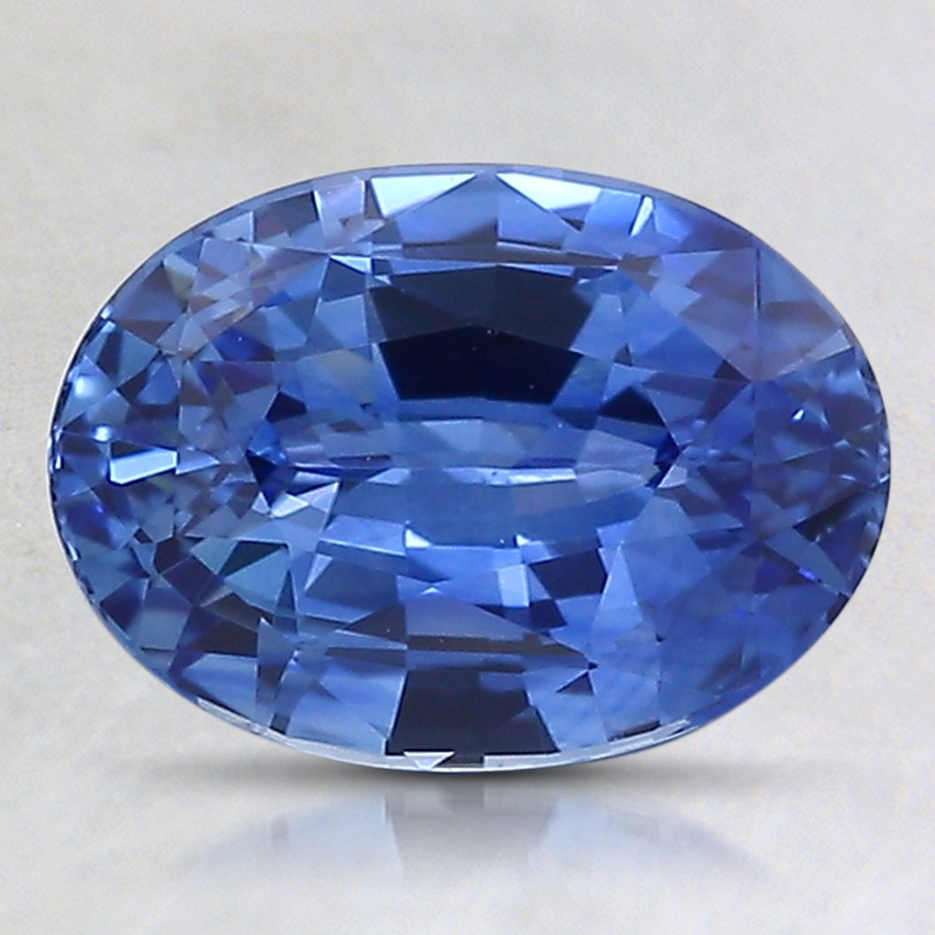 9.1x6.6mm Blue Oval Sapphire