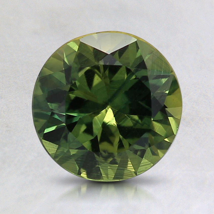 7.2mm Green Round Australian Sapphire