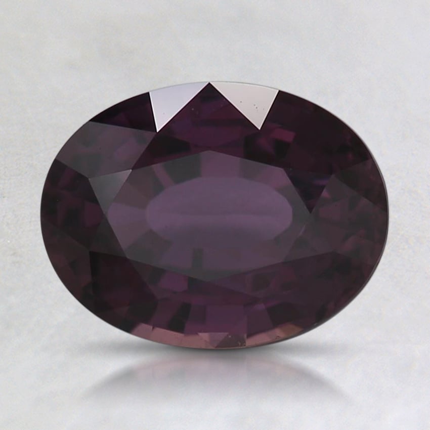 8.2x6.2mm Unheated Purple Oval Sapphire