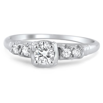 Retro Diamond Vintage Ring