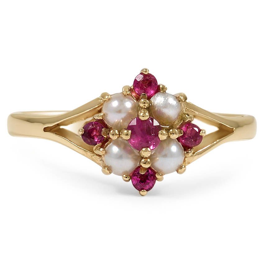 Retro Ruby Vintage Ring
