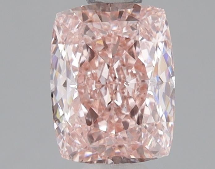 0.89 Ct. Fancy Intense Pink Cushion Lab Grown Diamond