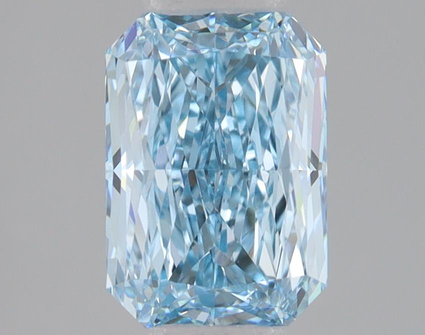 1.54 Ct. Fancy Intense Blue Radiant Lab Grown Diamond