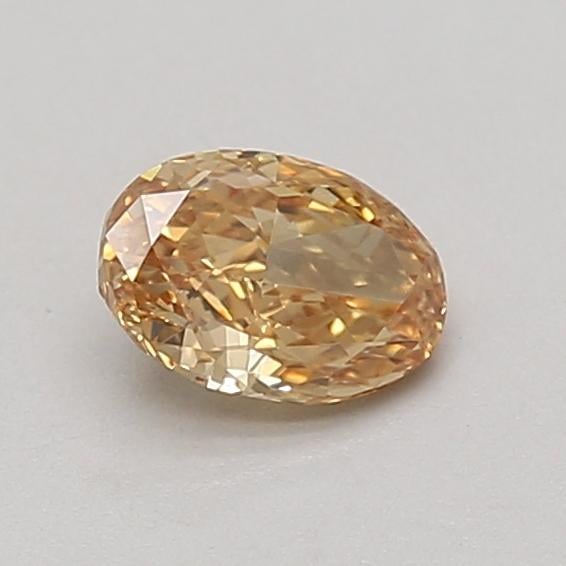 0.61 Ct. Fancy Intense Yellowish Orange Oval Lab Grown Diamond