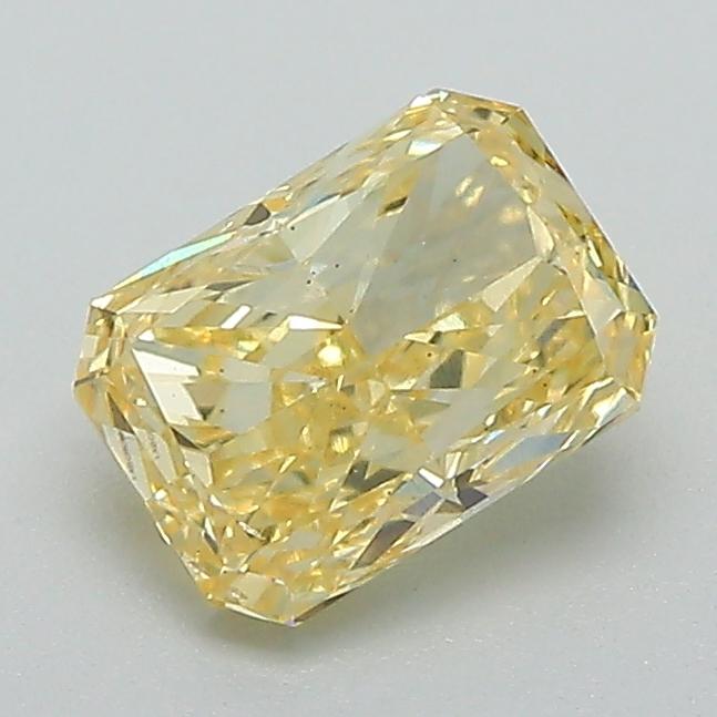 1.00 Ct. Fancy Vivid Yellow Radiant Lab Grown Diamond
