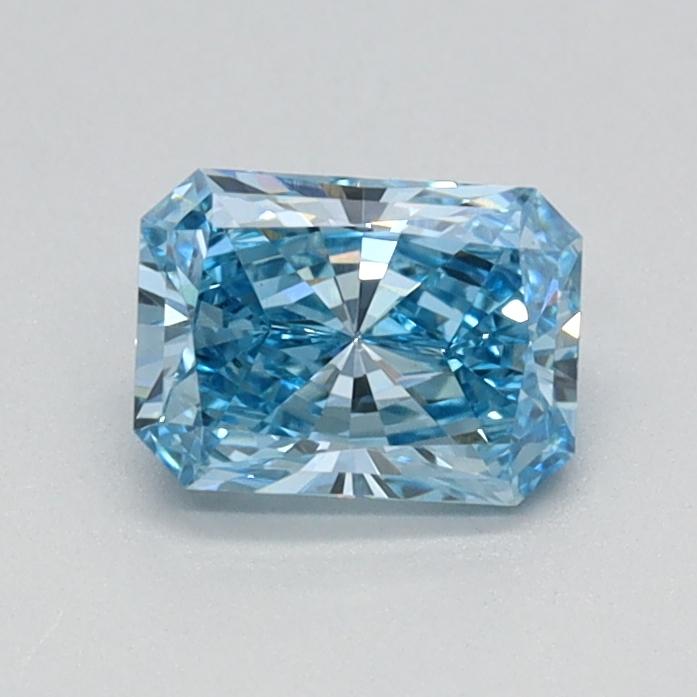 0.53 Ct. Fancy Vivid Blue Radiant Lab Grown Diamond