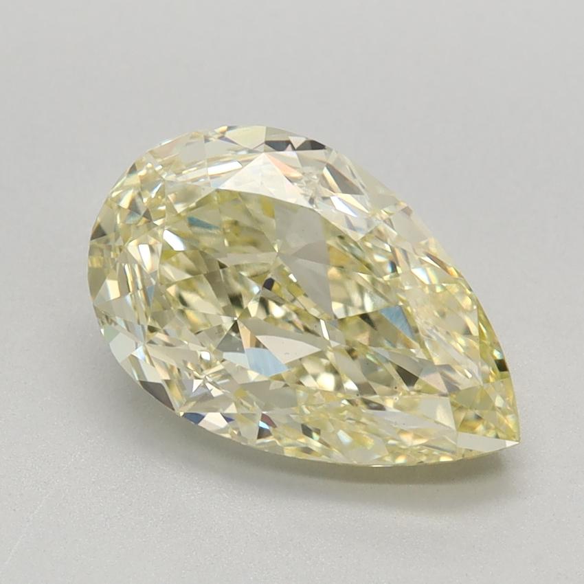 2.12 Ct. Fancy Yellow Pear Lab Grown Diamond