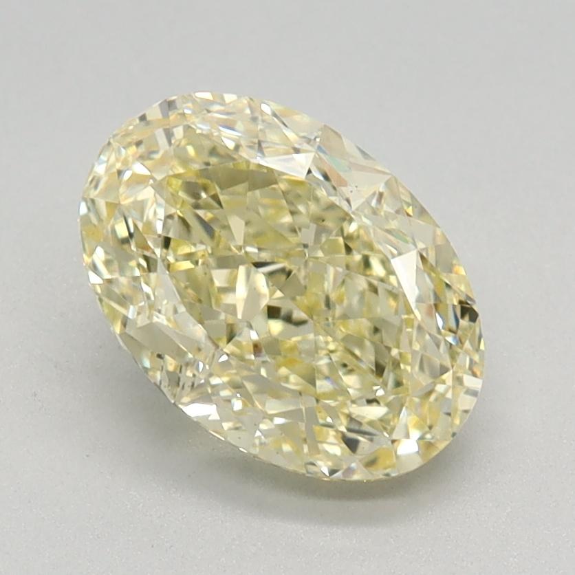 1.37 Ct. Fancy Intense Yellow Oval Lab Grown Diamond