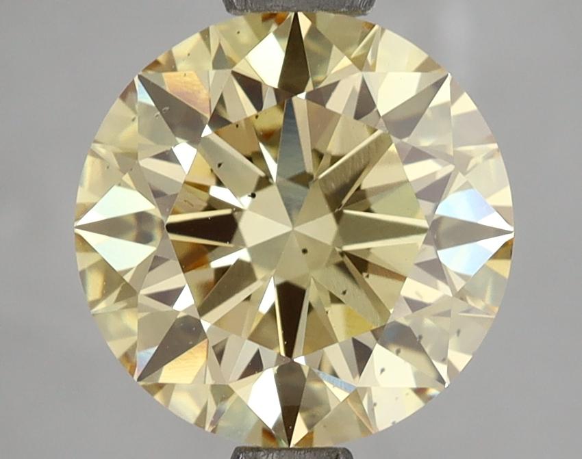 3.01 Ct. Fancy Yellow Round Lab Grown Diamond