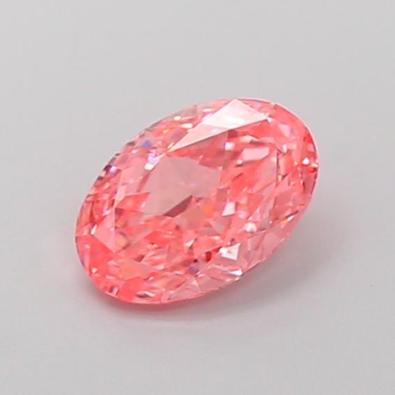 1.01 Ct. Fancy Vivid Pink Oval Lab Grown Diamond