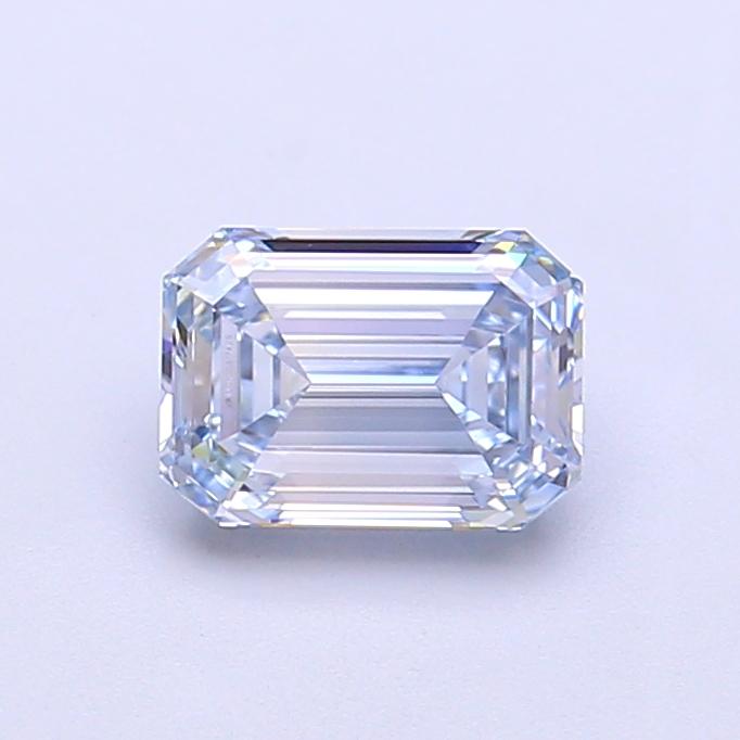 1.00 Ct. Fancy Intense  Blue Emerald Lab Grown Diamond