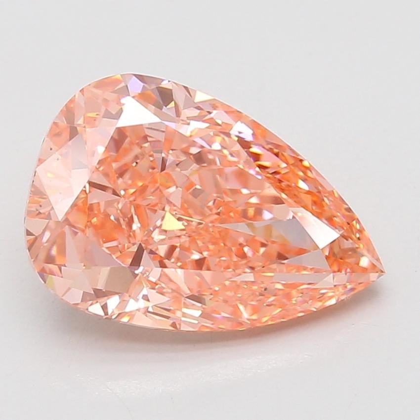 5.10 Ct. Fancy Vivid Pink Pear Lab Grown Diamond