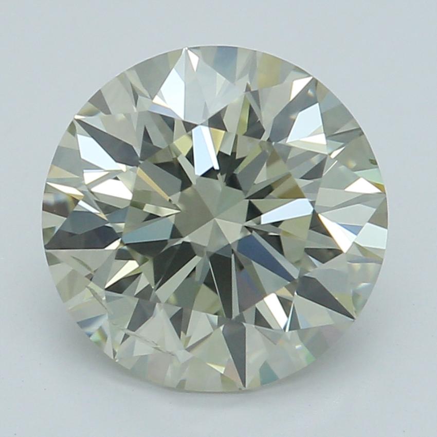 1.50 Ct. Light Green-Yellow Round Diamond