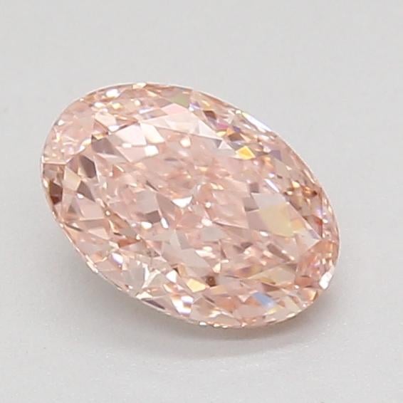 1.05 Ct. Fancy Intense Pink Oval Lab Grown Diamond