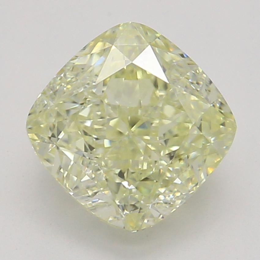 1.11 Ct. Fancy Light Yellow Cushion Diamond