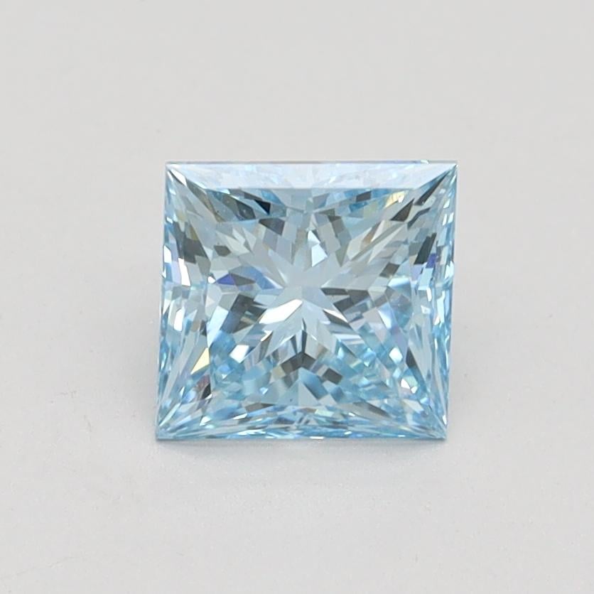 1.01 Ct. Fancy Intense Blue Princess Lab Grown Diamond