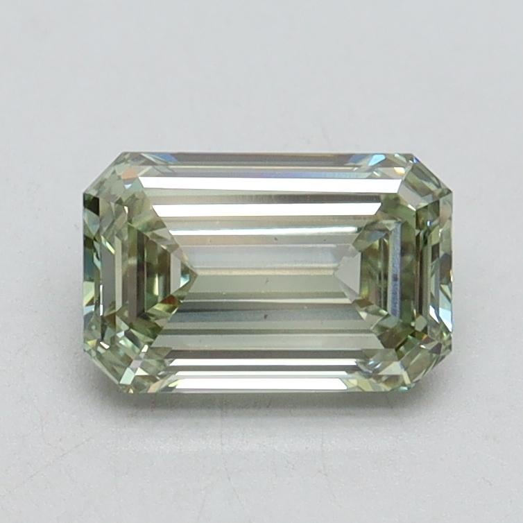 1.01 Ct. Fancy Intense Green Emerald Lab Grown Diamond