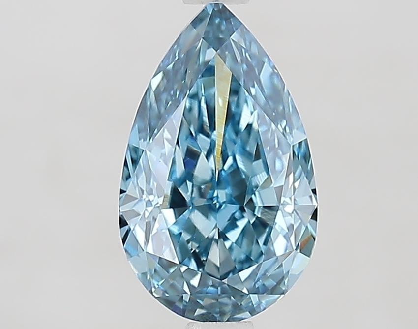 2.01 Ct. Fancy Vivid Blue Pear Lab Grown Diamond