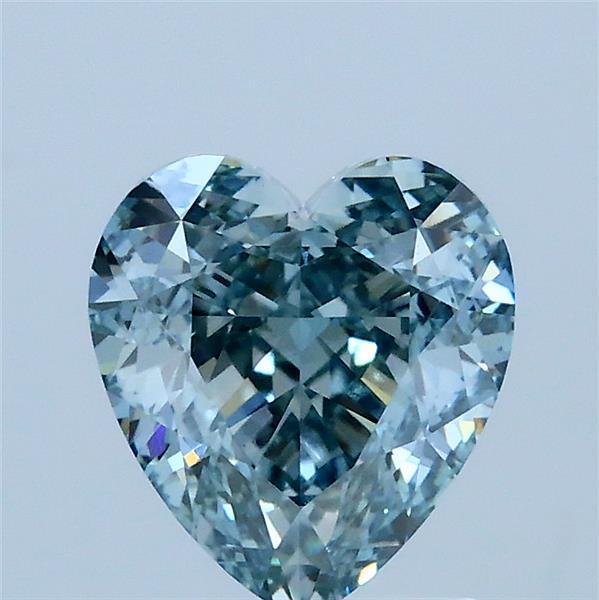 2.10 Ct. Fancy Blue Heart Lab Grown Diamond