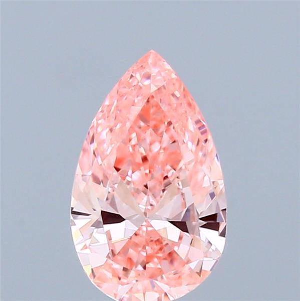1.18 Ct. Fancy Vivid Pink Pear Lab Grown Diamond