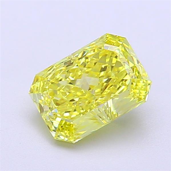 1.19 Ct. Fancy Vivid Yellow Radiant Lab Grown Diamond