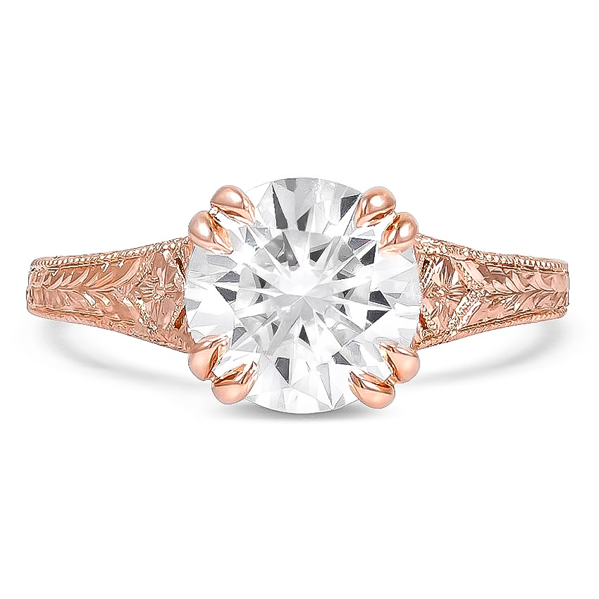 Custom Floral Vintage-Inspired Ring