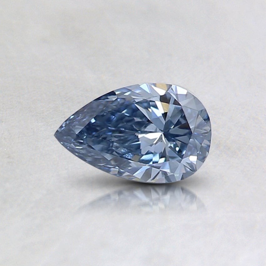0.33 Ct. Fancy Deep Blue Pear Lab Grown Diamond