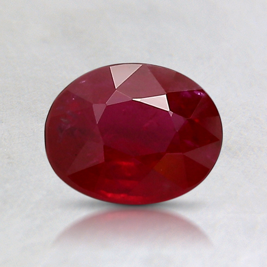 6.8x5.5mm Oval Greenland Ruby